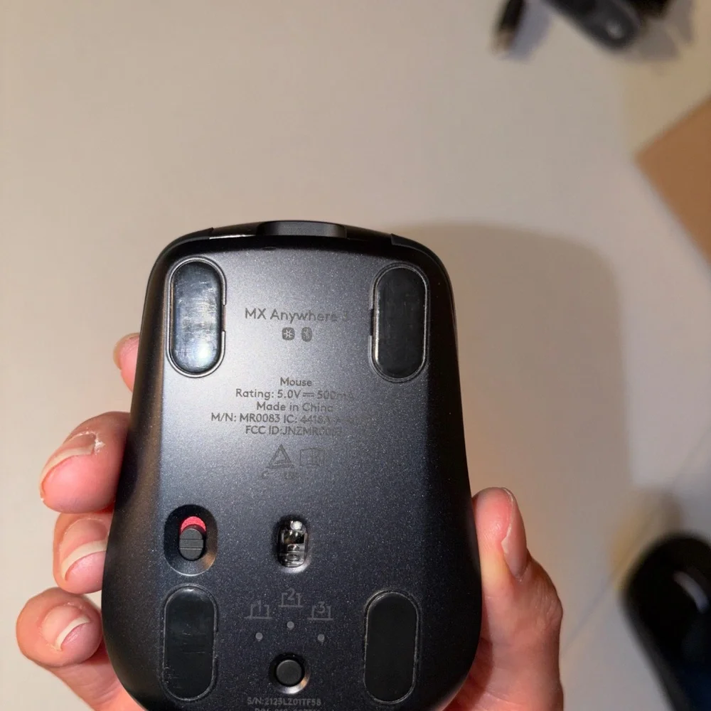 Logitech MX Anywhere 3S Wireless Mouse (Black)